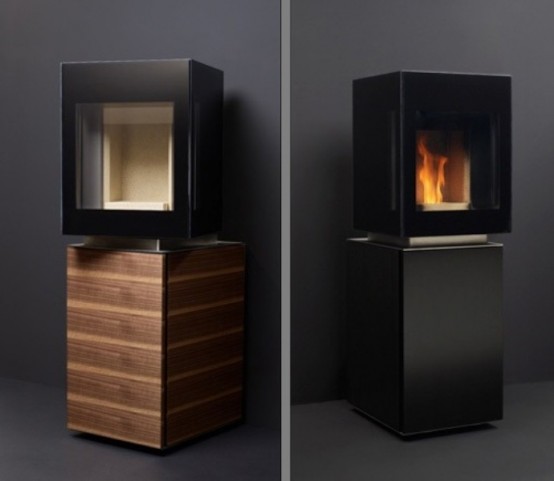 Minimalist Eco Friendly Pellet Stove