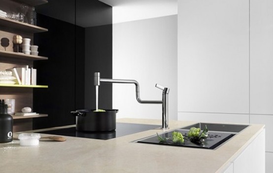 Minimalist Geometric Pivot Faucet By Dornbracht