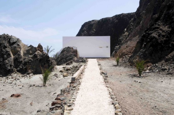 Minimalist House Located On Deserted Beach