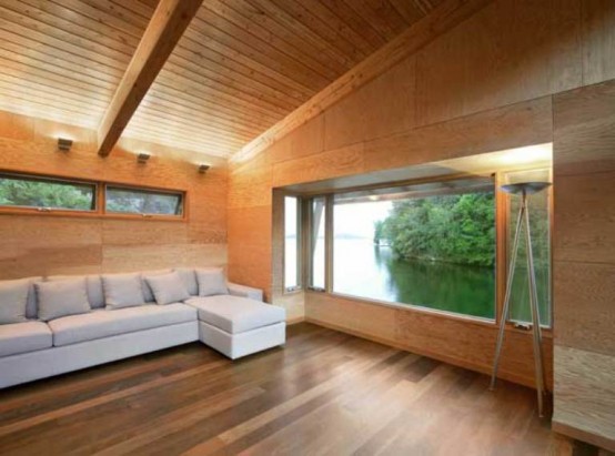 Minimalist House Of Natural Wood