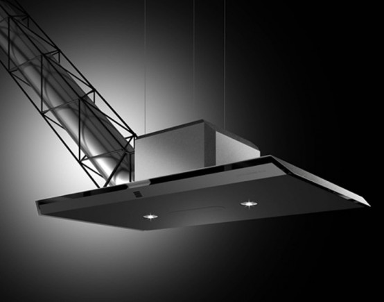 Minimalist Kitchen In Dark Grey