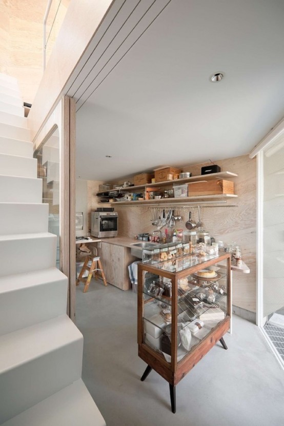 Minimalist LarchCovered Tsubomi House With 7 Split Levels DigsDigs