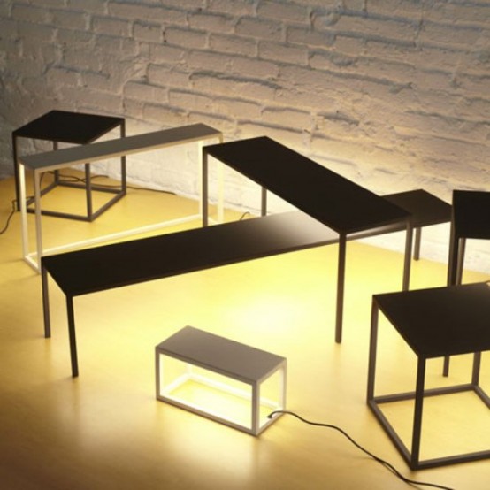 Minimalist Multifunctional Furniture Collection In Black And White