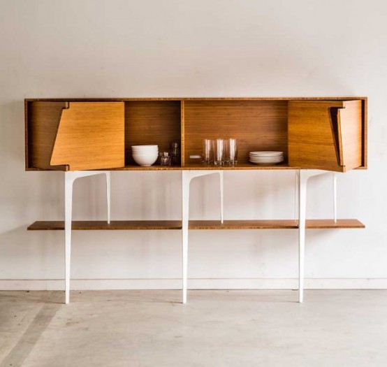 Minimalist Neus Sideboard With Symmetrical Doors