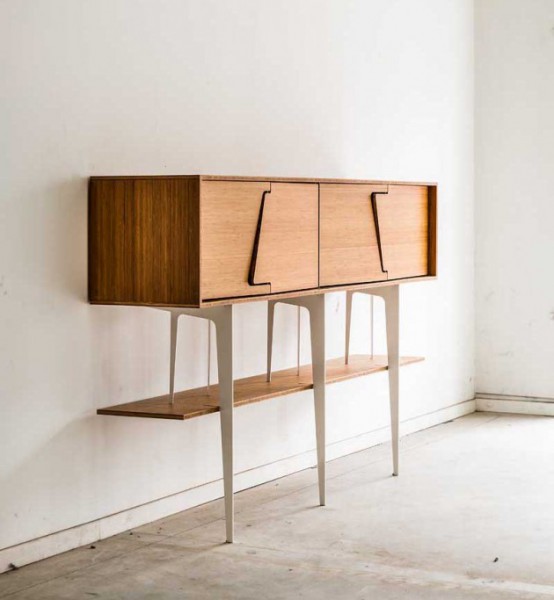 Minimalist Neus Sideboard With Symmetrical Doors