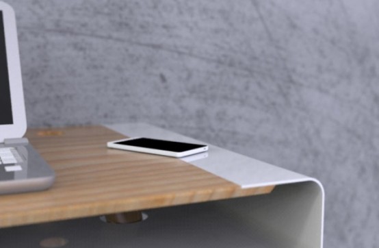 Minimalist Pacco Desk With Extra Storage Space
