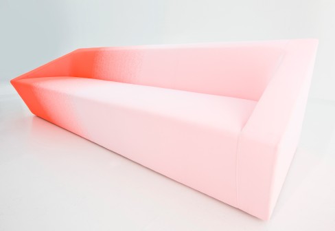 Minimalist Pink Sofa