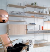 Minimalist Scandinavian Shelving System