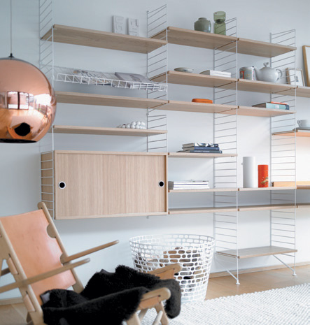 Minimalist Scandinavian Shelving System