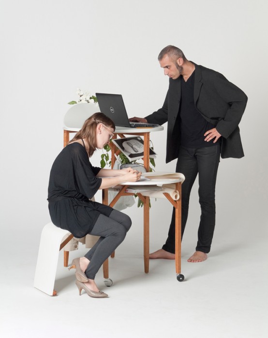Minimalist Set Of Furniture For Your Working Place