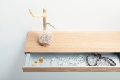 Minimalist Shelf With A Small Hidden Drawer
