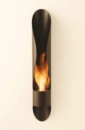 Minimalist Tube Outdoor Bioethanol Fireplace