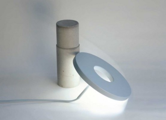 Minimalist Yet Sculptural Totem Table Lamp