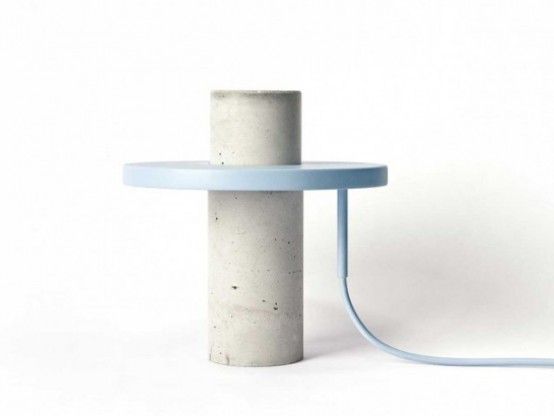 Minimalist Yet Sculptural Totem Table Lamp