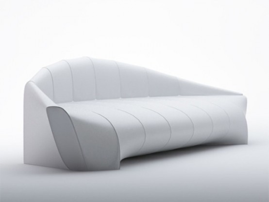 Minimalist Zeppelin Sofa Inspired By Iconic Airships