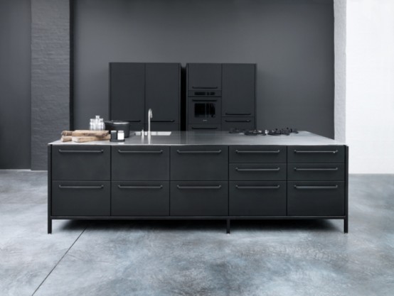 Minimlist Stainless Steel Kitchen