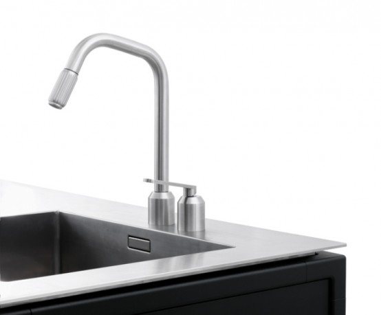 Minimlist Stainless Steel Kitchen