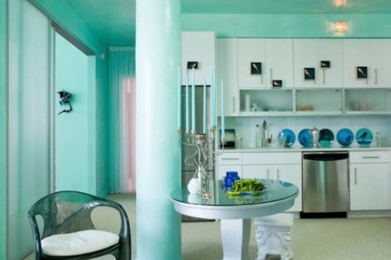 Mint Color In The Interior Ideas