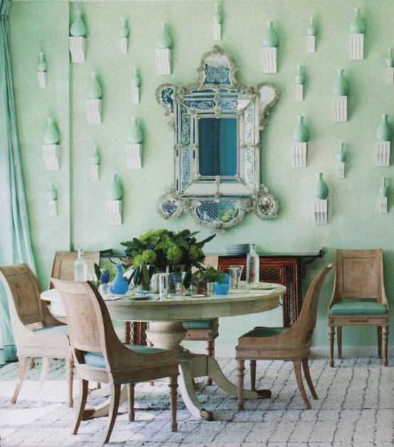 Mint Color In The Interior Ideas