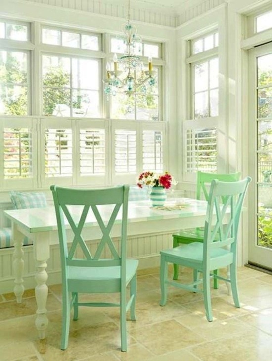 Mint Color In The Interior Ideas