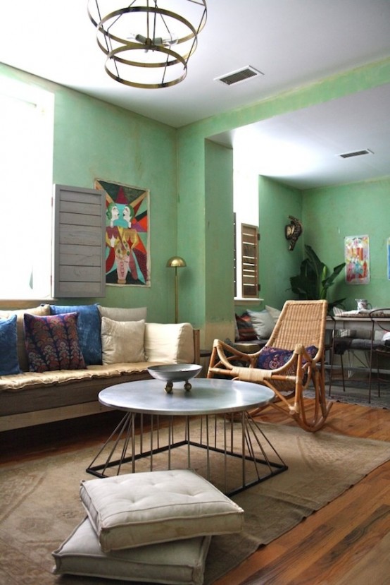 Mint Color In The Interior Ideas