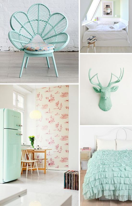 Mint Color In The Interior Ideas