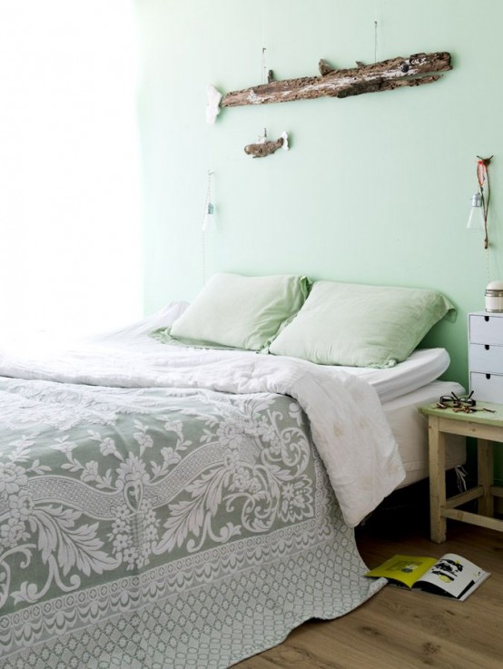 Mint Color In the Interiors: 35 Trendy Ideas