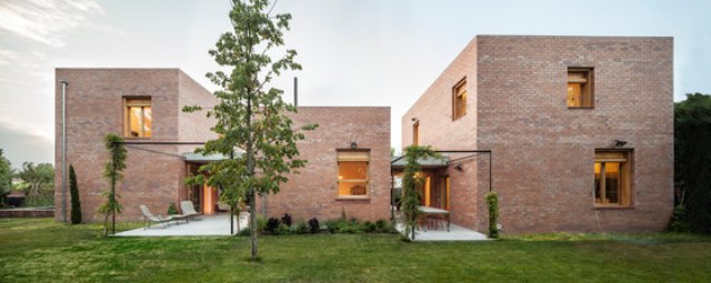 Modern Brick Home That Merges With The Garden