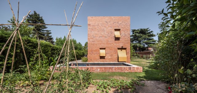 Modern Brick Home That Merges With The Garden