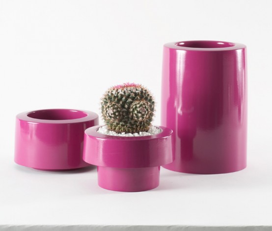 Modern and Colorful Aluminum Planters with Powder Coated Finish