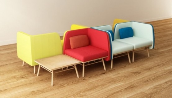 Modern And Colorful Bi Silla Chair By Silvia Cenal