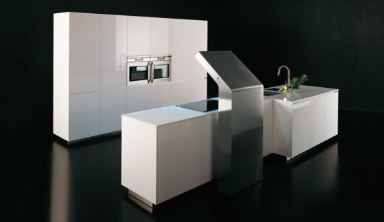 Modern And Luxurious Levoluzione And Sinuosa Kitchen Designs