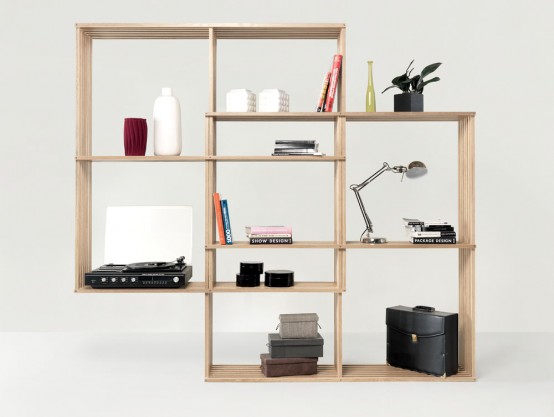 Modern And Versatile X2 Bookshelf From Soild Oak