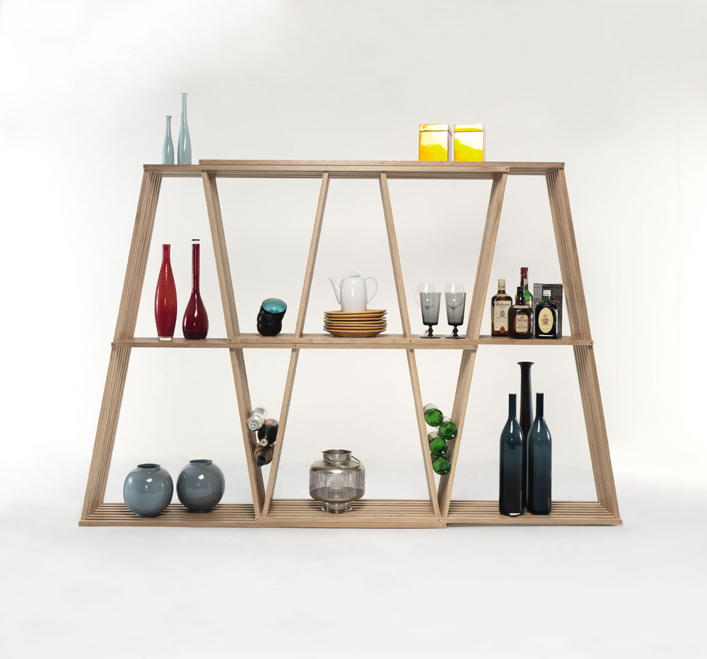 Modern And Versatile X2 Bookshelf From Soild Oak