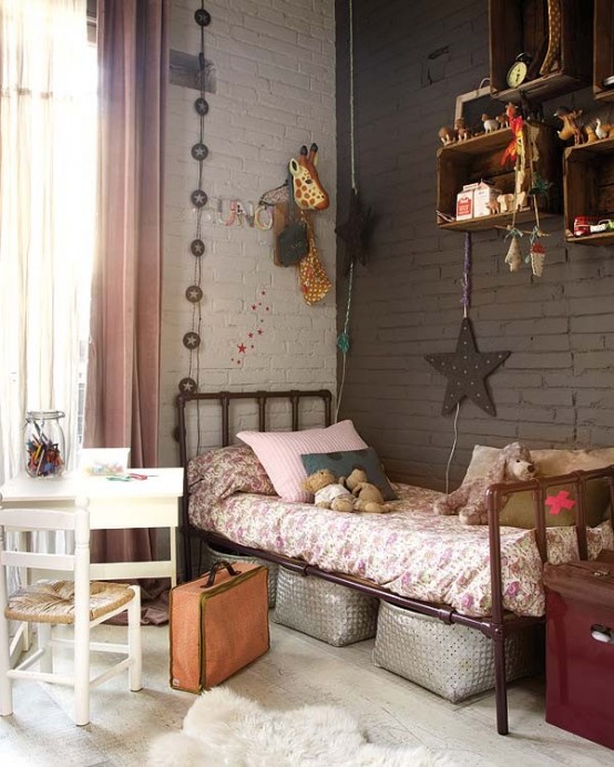 Modern And Vintage Interior In Shades Of Pink