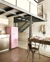Modern And Vintage Interior In Shades Of Pink