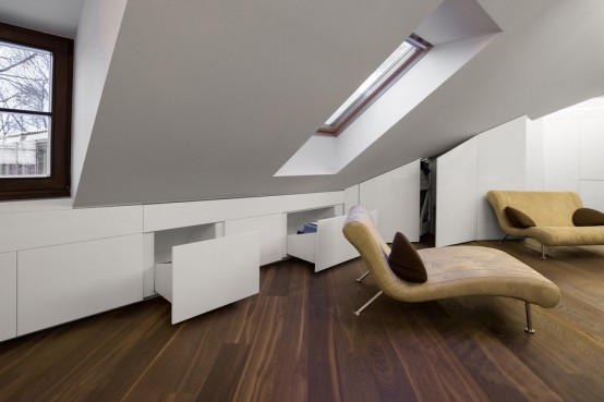 Modern Attic Apartment With Exciting Design And Stunning Views