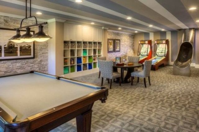 Creating A Basement Game  Room  4 Tips And 41 Examples 