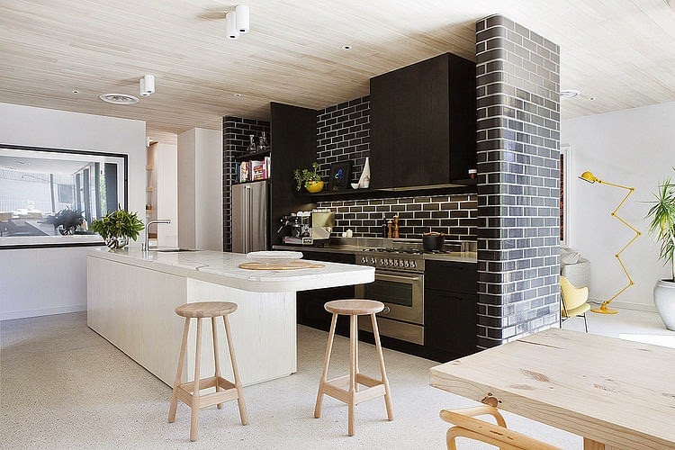 Modern Brick House With Neutral Interiors And Lots Of Light