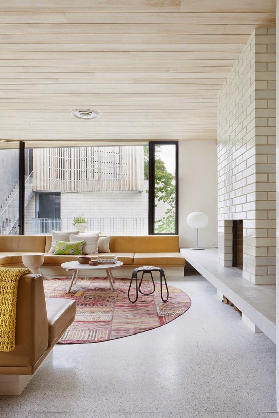Modern Brick House With Neutral Interiors And Lots Of Light