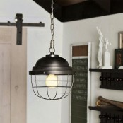 Modern Caged Lamps