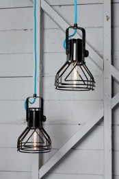 Modern Caged Lamps