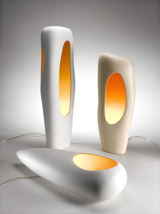 Modern Ceramic Lamps By Mamati