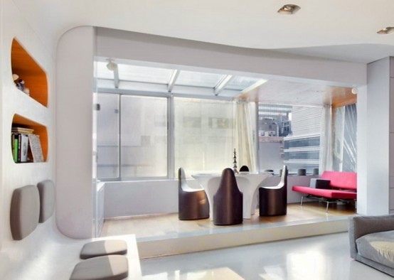 Modern Colorful Apartment On Manhattan