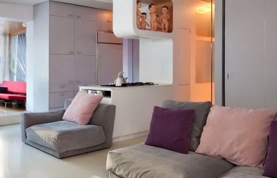 Modern Colorful Apartment On Manhattan