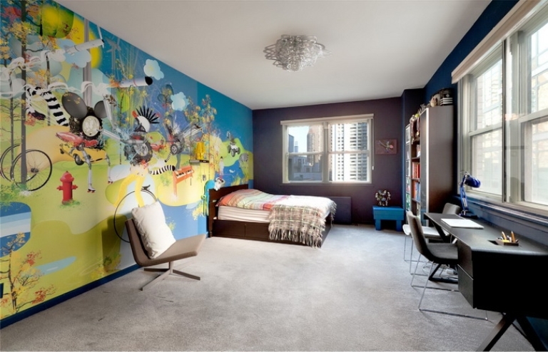 Modern Colorful Apartment On Manhattan