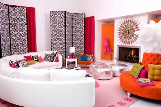 Modern Colorful Living Room Modern Colorful Living Room