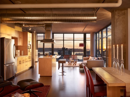 Modern Green Mosler Lofts Design