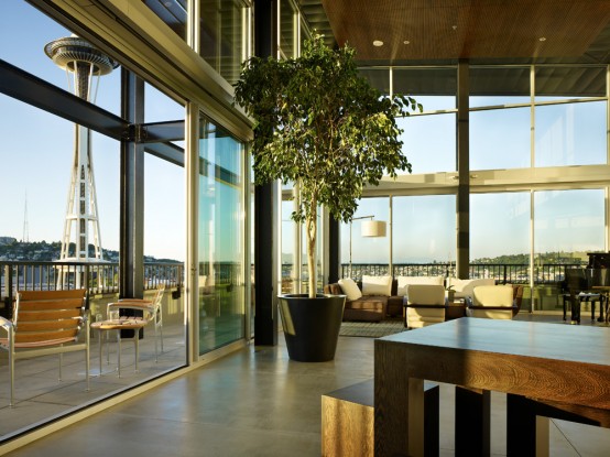 Modern Green Mosler Lofts Design