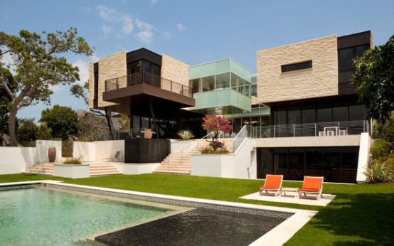 Modern Home Overlooking The Water
